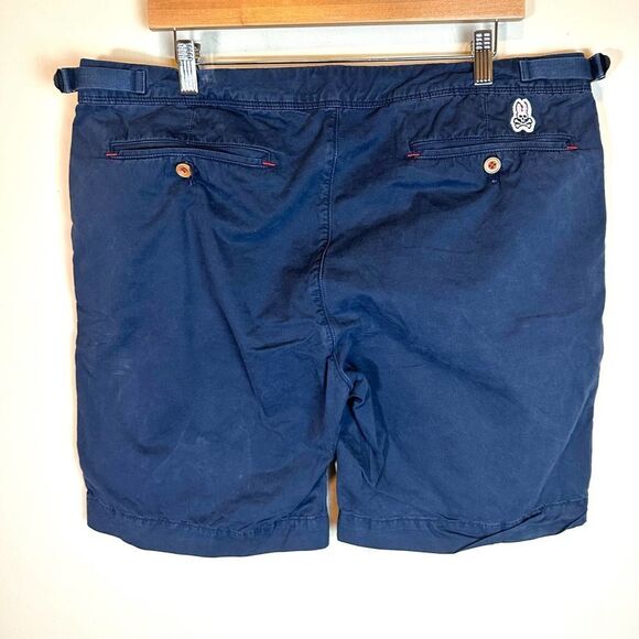 Psycho Bunny Navy Blue Chino Shorts Men’s 38 x 9 Read - Picture 6 of 11